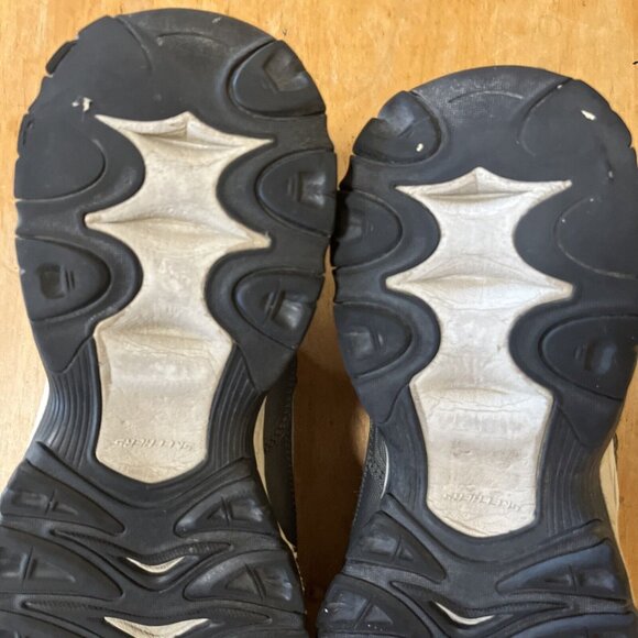 Skechers Shoes Mens 13 After Burn Memory Fit 51866 Navy &gray Casual Sneaker - Picture 8 of 10